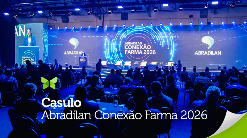 Casulo na Conexão Farma 2026: inovação em apresentações corporativas